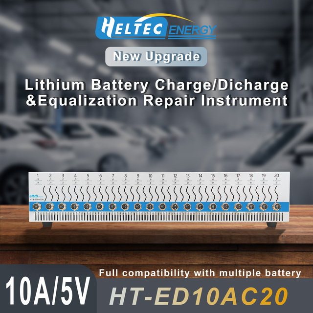 Heltec Energy Lithium Battery Tester & Analyzer 20 Channels 5A Hybrid Battery Reconditioning Tool
