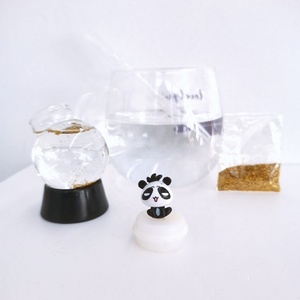 Giocattolo Educativo Interattivo Fai-da-Te, <span class=keywords><strong>Globo</strong></span> di Neve in Plastica con Figura di Panda, Modello in Resina a Tema Fatato per Bambini - Product Image 2