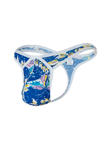 Slip da <span class=keywords><strong>Uomo</strong></span> Personalizzati in <span class=keywords><strong>Pizzo</strong></span> Stampato, a Vita Bassa e Traspiranti con Fibbia Regolabile - Product Image 3