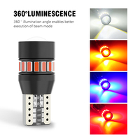 Ampoules LED intérieures pour voiture RCJ Super Bright 3014 SMD Canbus T10 12V 2W 200LM