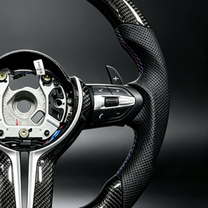 Volante de Fibra de Carbono Personalizado para <span class=keywords><strong>BMW</strong></span> F20 F30 F10 F15 F06 F12 F90 M3 M5 E92 E70 E90 E91 <span class=keywords><strong>M</strong></span> Sports, Precio de Fábrica - Product Image 5