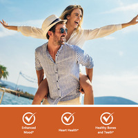 Gélules de vitamine D3 de qualité supérieure, favorisant la santé des dents et des os, stimulant la fonction musculaire, supplément de vitamine D3 125 mcg