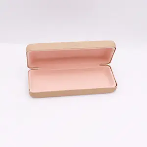 High Quality Brushed Metal Luxury Sunglasses Box White Spectacle Case hot sale Glasses Case Hard Shell Eyeglass Case