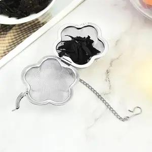 304 Stainless Steel Plum Tea Strainer Tea Strainer Tea Infuser Kitchen Gadget Seasoning Ball Spice Pack