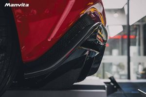Aulena Kit bodi karbon kering OEM untuk Ferrari 296 GTB Diffuser Bumper belakang baru Spoiler pemisah bibir depan - Product Image 6