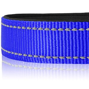 <span class=keywords><strong>Collar</strong></span> de perro personalizado acolchado neopreno poliéster reflectante para perro - Product Image 2