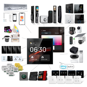 Tuya cuộc sống thông minh Bảng điều khiển t1e với được xây dựng trong Alexa bằng giọng nói đề nghị <span class=keywords><strong>Wifi</strong></span> + ZigBee + BLE mạng - Product Image 1