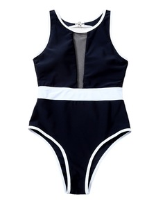 Bikini deux <span class=keywords><strong>pièces</strong></span> sexy et moulant en maille transparente style explosif TKS pour femme - Product Image 4