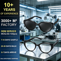 Lunettes Intelligentes IA Sans Fil pour Sport en Extérieur, Écouteurs Intégrés, Style Œil de Chat, Étanche IPX4