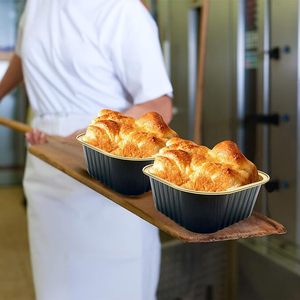 Dùng một lần món tráng miệng chảo lấy đi Flan nướng hộp vuông nhôm lá Bánh Pan 300ml 10oz Mini Cupcake cup có nắp đậy bao gồm - Product Image 5