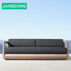 Juego de Muebles de Jardín de Madera de Teca para Hotel, Villa, Playa, Patio, Sofá Seccional Personalizado - Product Image 4