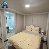 Maison conteneur extensible 30ft 40ft, maison préfabriquée conteneur multi-pièces avec cuisine et salle de bain, maisons préfabriquées 1 à 4 chambres
