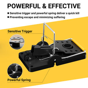 Piège à <span class=keywords><strong>souris</strong></span> et à rat d'extérieur durable de haute qualité Piège à <span class=keywords><strong>souris</strong></span> vivant personnalisé de grande taille Conception animale solide - Product Image 2