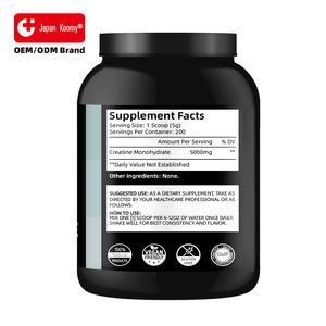 Complément de créatine monohydrate personnalisé, soutien énergétique avant l'entraînement et développement musculaire, poudre de créatine monohydrate pour adultes - Product Image 6