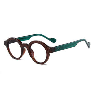 نظارات القراءة اللونية الجديدة للرجال ، إطار دائري سميك ، مستشعر للضوء ، صبغة رمادية ، شعار مخصص للبيع بالجملة للقيادة في الخارج - Product Image 5