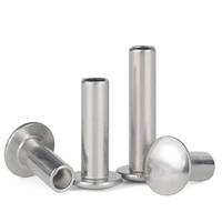 6mm 8mm Acier Inoxydable SS SUS AISI ANSI 304 316 316L A2 A4 70 80 Finition Polonaise Plaine Tête Ronde Rivet Semi Tubulaire DIN6791