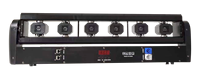 Barre de faisceaux laser RGB DMX à 6 yeux, éclairage de scène à tête mobile pour club, mariage, fête, événement