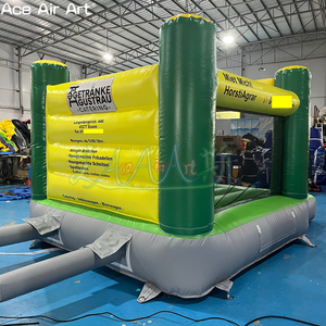 Château gonflable personnalisé sur le thème des animaux de la <span class=keywords><strong>ferme</strong></span> avec toboggan, en PVC de qualité commerciale, <span class=keywords><strong>pour</strong></span> location et événements - Product Image 4