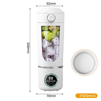 Mélangeur de fruits portable pour voiture/RV usage domestique centrifugeuse Smoothie Blender avec tasse pour hôtels