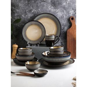 High Quality Wholesale Baroque Northern Europe Classic Luxury Dinnerware Sets Oven Safe Dishwasher Safe Customizable - Product Image 1
