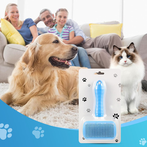 <b>Dog</b> Hair Remover Brush Cat Grooming and Care Comb for Long Hair <b>Dog</b> Pet Removes Hairs Cleaning <b>Bath</b> Brush <b>Dog</b> Supplies - Product Image 4