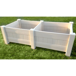 Jardinières de jardin surélevées en plastique PVC vinyle, personnalisables et bon marché, parterres de fleurs pour légumes - Product Image 5