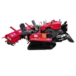 Farm <b>Cultivator</b> Rotary Tiller Diesel Powered Track Type Multifunctional For Agricultural Use - Product Image 2
