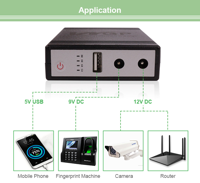 Джерело безперебійного живлення UPS 5V 9V 12V WGP103