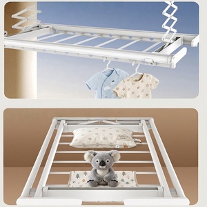 Balcony Home Smart Foldable Telescopic Invisible Embedded Multi functional Electric <b>Drying</b> <b>Rack</b> - Product Image 6