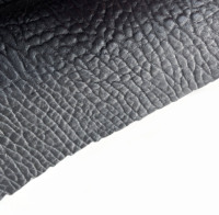 Cuir PU de luxe rétro en suède imitation grain de bois réaliste, épaissi, pour la fabrication de canapés/ameublement