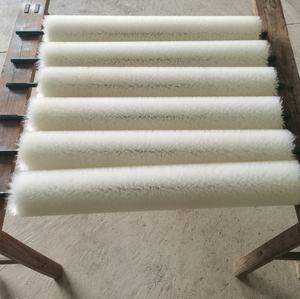 Rouleau <span class=keywords><strong>brosse</strong></span> spirale en nylon de nettoyage industriel personnalisable manche en métal 3 poils longueur 150mm diamètre pour le polissage-OEM/ODM - Product Image 4