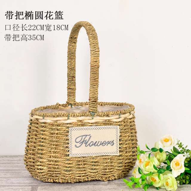 Flower basket No. 2 does not include flowers.