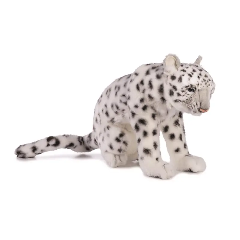 Çocuklar hediye için sevimli peluş leoparlar peluş doldurulmuş oyuncak peluş hayvan