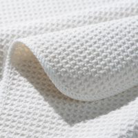 Serviettes gaufrées en gros EC, supports vierges pour sublimation, pour serviettes de cuisine en microfibre, impression de logo personnalisée, torchons ménagers pour la cuisine