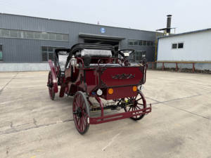 Chariot royal électrique de haute qualité à 4 roues avec sièges rouges pour les mariages et les visites touristiques, capacité de 4 à 6 personnes - Product Image 6