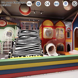 Área de Juegos Infantil Interactiva Comercial, Parque Infantil de Neón, Fábrica de Juegos Infantiles Personalizados con Tobogán LED - Product Image 1