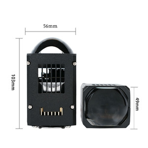Module matriciel à double faisceau LED de 1,8 pouce, 55W, 30000Lm, 6000K, pour la mise à niveau des phares de voiture - Product Image 4