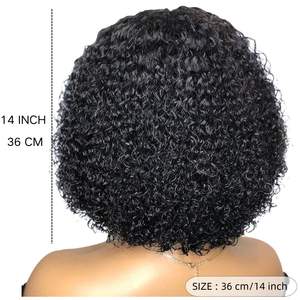 Anxin 공장 도매 화학 섬유 인기 깊은 컬 합성 가발 - Product Image 4