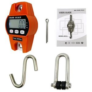 Mini LCD numérique 300kg balance suspendue <span class=keywords><strong>poids</strong></span> Portable industriel électronique <span class=keywords><strong>lourd</strong></span> <span class=keywords><strong>poids</strong></span> crochet grue échelle maison ferme outil - Product Image 1