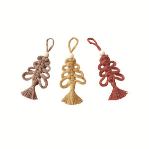 Decorazione da parete decorazione Boho ornamenti natalizi macramè appeso decorazioni murali murali - Product Image 3