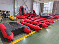 Bateau pneumatique multi-personnes en PVC, bateau pneumatique en aluminium, canoë de sauvetage
