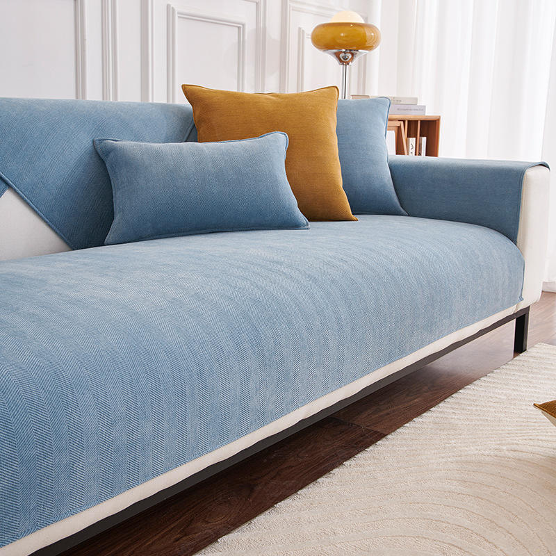 ลายก้างปลา - [สีฟ้าอ่อน]