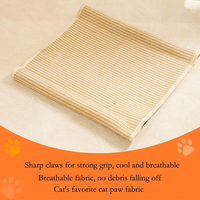 Fauteuil de luxe en bois pour chat et arbre à chat avec griffoir en sisal, lit durable et grand espace pour chats et chiens d'intérieur