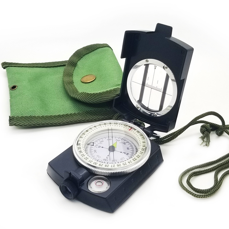 Lensatic Magnetic Compass with Prismatic Lens - Hike Safe
