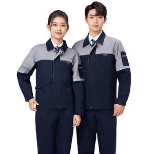 Vêtements de protection respirants à haute visibilité OEM à manches longues pour la réparation automobile et les chantiers de construction - Product Image 2