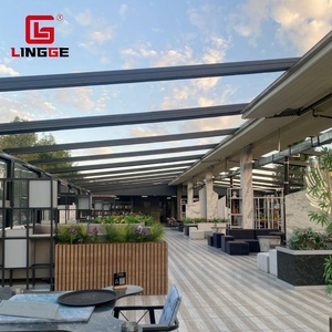 Toldo Plegable Eléctrico de PVC Impermeable para Pared, Resistente, <span class=keywords><strong>con</strong></span> Protección UV, Gazebo Ligero de Aluminio, en Oferta - Product Image 3