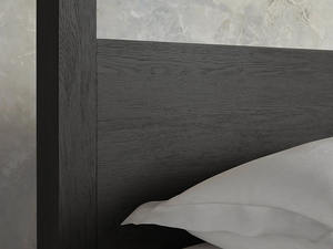 Мебель для спальни в античном стиле, кровать с балдахином, облицовкой из массива дерева грецкого ореха. - Product Image 6