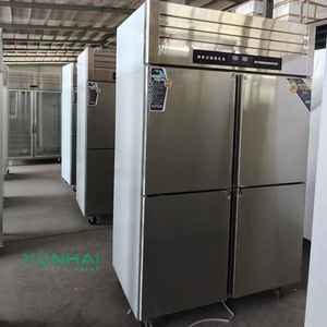 Kulkas Dapur Komersial Kapasitas Besar Desain Stainless Steel Dua Suhu Freezer Listrik Dua Suhu - Product Image 3
