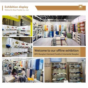 <span class=keywords><strong>Couverture</strong></span> <span class=keywords><strong>en</strong></span> <span class=keywords><strong>laine</strong></span> tissée Dr.Wool Premium-Stylish, taille confortable, chaude, durable, pour chambre à coucher, canapé, voyage, bureau, maison - Product Image 4