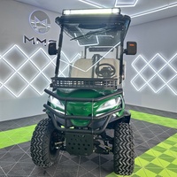 Voiturette de golf électrique à batterie lithium pour adultes, certifiée DOT, à énergie solaire, 3-4 places, buggy de route et de plage, 48V MMC 4-7.5KW, 25MPH